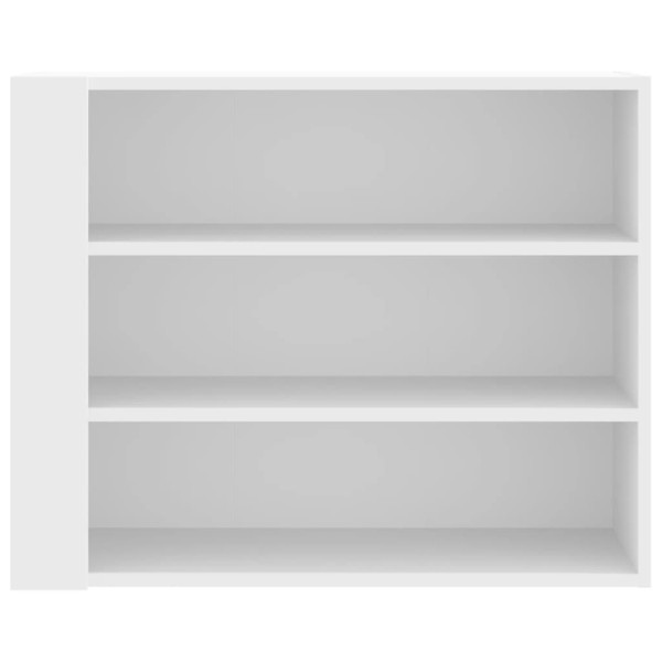 Armario de pared madera de ingeniería blanco 75x35x60 cm M 4