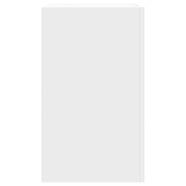 Armario de pared madera de ingeniería blanco 75x35x60 cm M 5