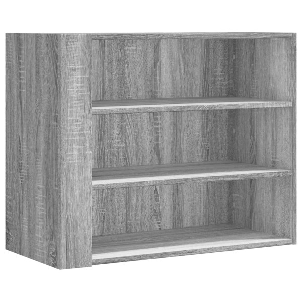 Armario de pared madera de ingeniería gris Sonoma 75x35x60 cm M 2