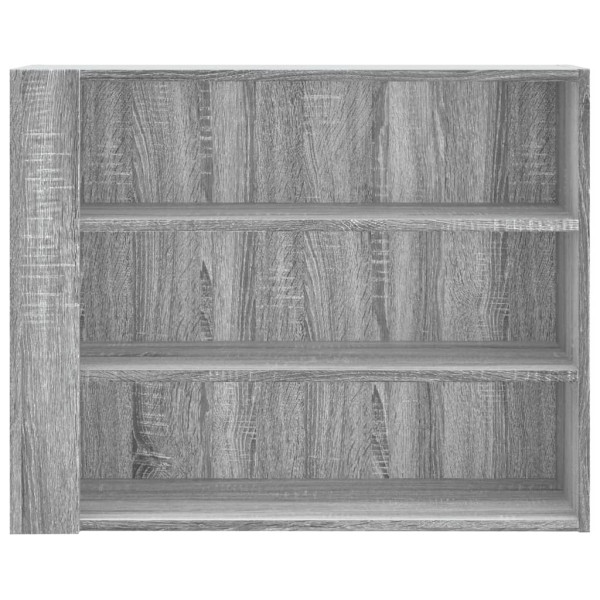 Armario de pared madera de ingeniería gris Sonoma 75x35x60 cm M 4