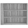 Armario de pared madera de ingeniería gris Sonoma 75x35x60 cm 4