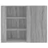Armario de pared madera de ingeniería gris Sonoma 75x35x60 cm 4