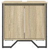 Armario lavabo baño madera ingeniería roble Sonoma 60x35x60 cm 4
