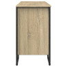 Armario lavabo baño madera ingeniería roble Sonoma 91x35x60 cm 5