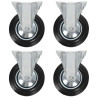 Ruedas fijas 4 unidades 160 mm 1