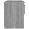 Mesita de noche de madera contrachapada gris Sonoma 40x30x39cm 5