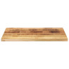 Tablero de mesa rectangular madera mango rugosa 90x60x2.5 cm 3