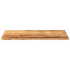 Tablero de mesa rectangular madera maciza mango 100x50x2.5 cm 3