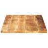 Tablero de mesa rectangular madera maciza mango 100x50x2.5 cm 4