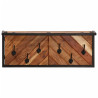 Perchero de pared con 6 ganchos madera maciza de mango 4
