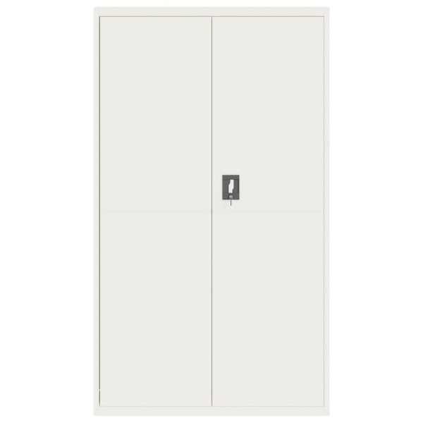 Armario archivador de acero blanco 105x40x180 cm M 3