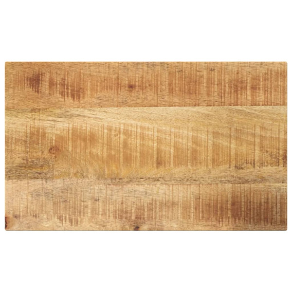 Tablero de mesa rectangular madera mango rugosa 60x40x2.5 cm D