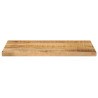 Tablero de mesa rectangular madera mango rugosa 60x40x2.5 cm 3