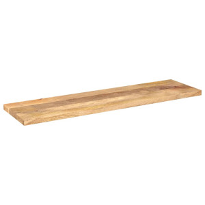 Tablero de mesa rectangular madera maciza mango 100x30x2.5 cm H