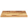 Tablero de mesa rectangular madera mango rugosa 60x50x2.5 cm 3