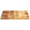 Tablero de mesa rectangular madera mango rugosa 60x50x2.5 cm 4