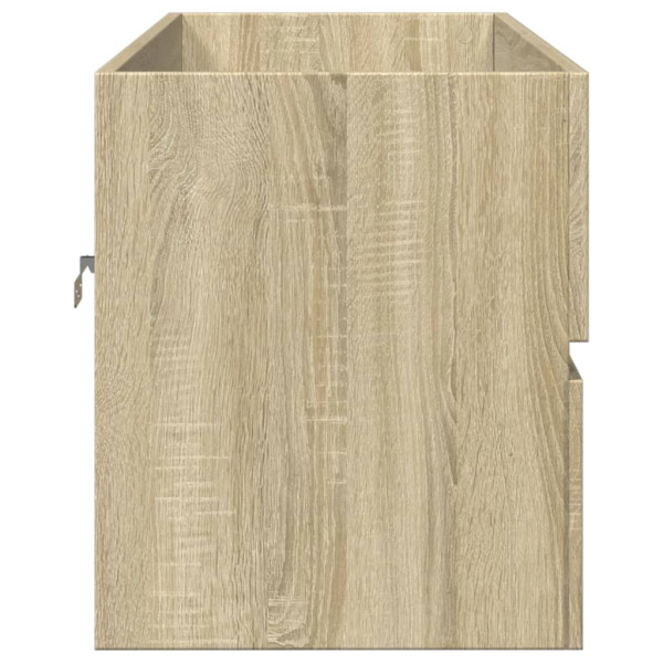 Mueble de lavabo de baño madera roble Sonoma 100x38.5x45 cm M 5