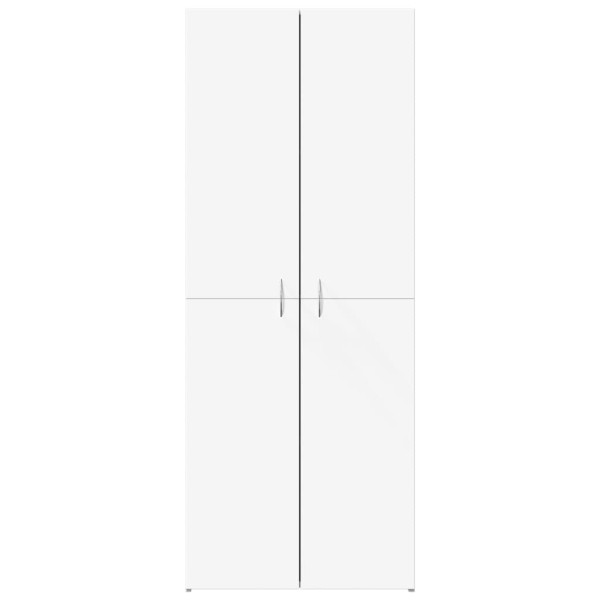 Armario archivador madera de ingeniería blanco 60x32x153 cm M 4