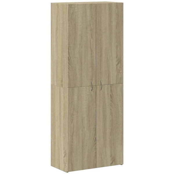 Armario archivador madera ingeniería roble Sonoma 60x32x153 cm M 2