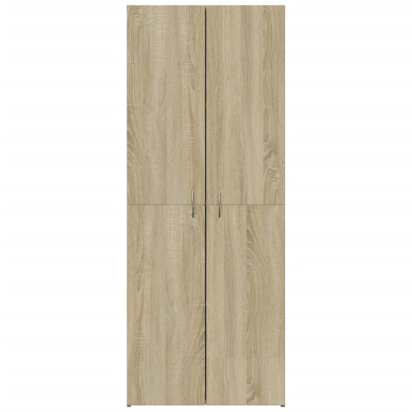 Armario archivador madera ingeniería roble Sonoma 60x32x153 cm M 4
