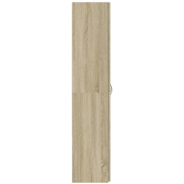 Armario archivador madera ingeniería roble Sonoma 60x32x153 cm M 5