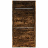 Armario madera contrachapada color roble ahumado 100x50x200 cm 4