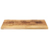 Tablero de mesa rectangular madera mango rugosa 90x70x1.5 cm 3