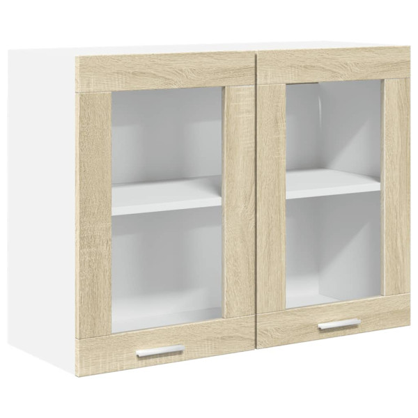 Set muebles de cocina 8 pzas madera de ingeniería roble Sonoma M 4