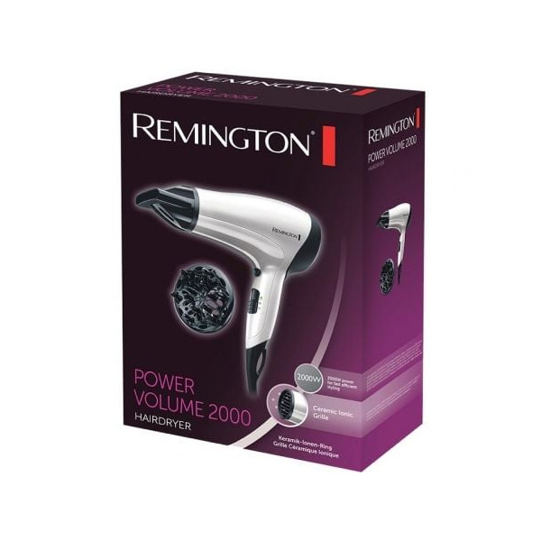 Secador remington power volume 2000/ 2000w/ iónico/ blanco M 2