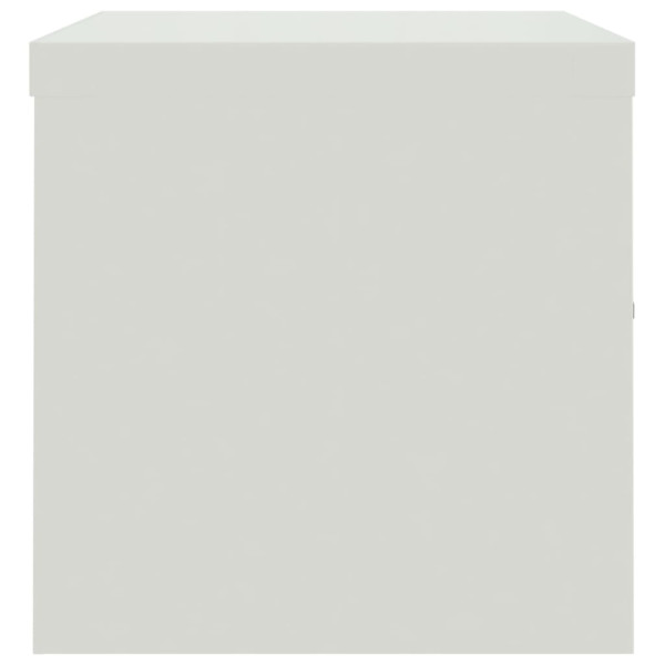 Armario archivador de acero gris claro 90x40x40 cm M 5