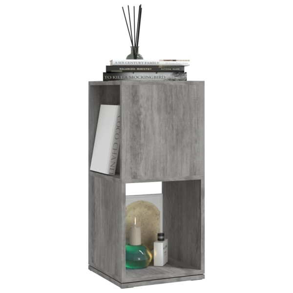 Armario giratorio aglomerado gris hormigón 34.5x34.5x75.5 cm M 3