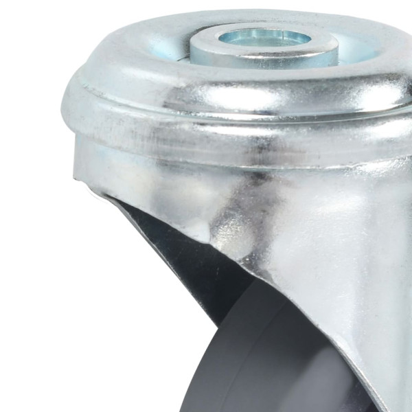 Ruedas giratorias con agujero pasador 4 unidades 75 mm M 5