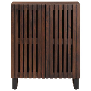 Aparador de madera maciza de mango 60x34x75 cm H