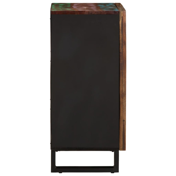 Aparador de madera maciza acacia 60x34x75 cm M 4