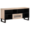 Mueble de TV madera maciza de mango 100x34x46 cm 1