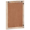 Espejo de baño madera maciza de mango y vidrio 50x70 cm 3