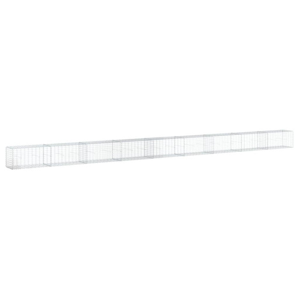 Cesta de gaviones con cubierta hierro galvanizado 900x50x50 cm M 5