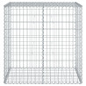 Cesta de gaviones con cubierta hierro galvanizado 100x50x100 cm 3