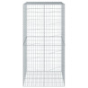Cesto gabião com cobertura 100x100x200 cm ferro galvanizado 4