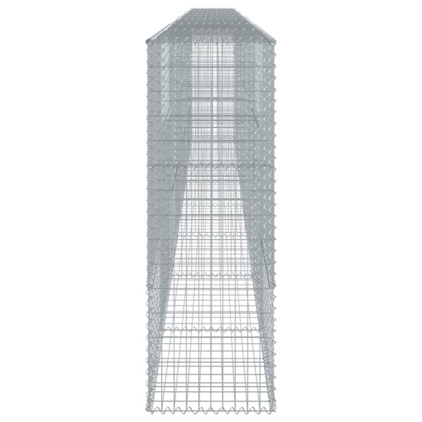 Cesto gabião com cobertura 800x50x150 cm ferro galvanizado M 4