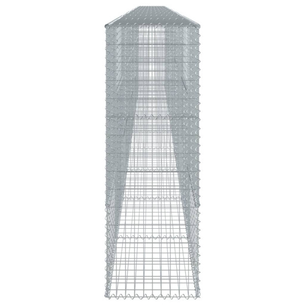 Cesto gabião com cobertura 1000x50x150 cm ferro galvanizado M 4