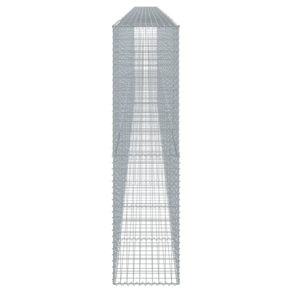 Cesta de gaviones con cubierta hierro galvanizado 1000x50x200cm M 4