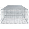 Cesta de gaviones con cubierta hierro galvanizado 300x100x50 cm 4