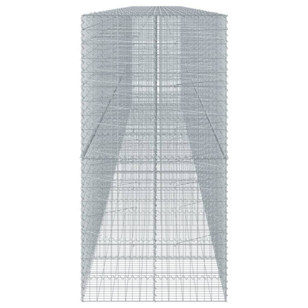 Cesto gabião com cobertura 1150x100x200 cm ferro galvanizado M 4