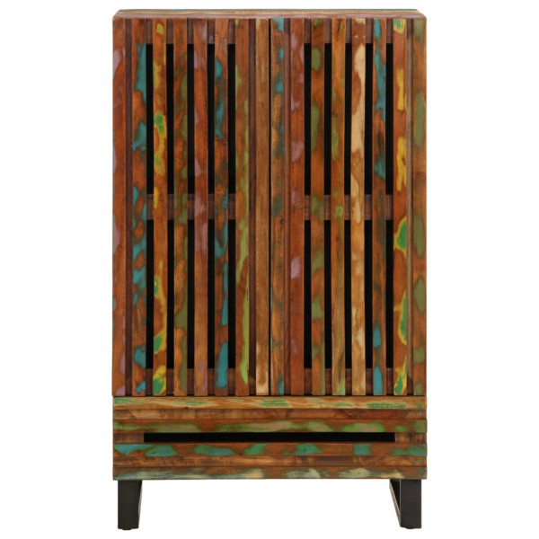 Aparador alto madera maciza de acacia 60x34x100 cm M 2