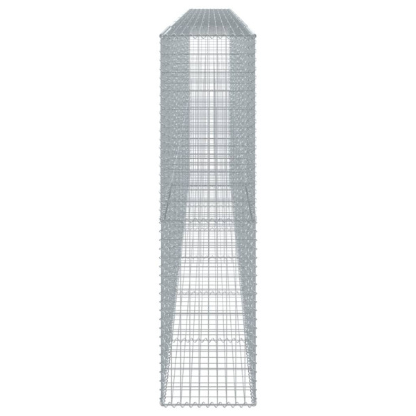 Cesto gabião com cobertura 700x50x200 cm ferro galvanizado M 4