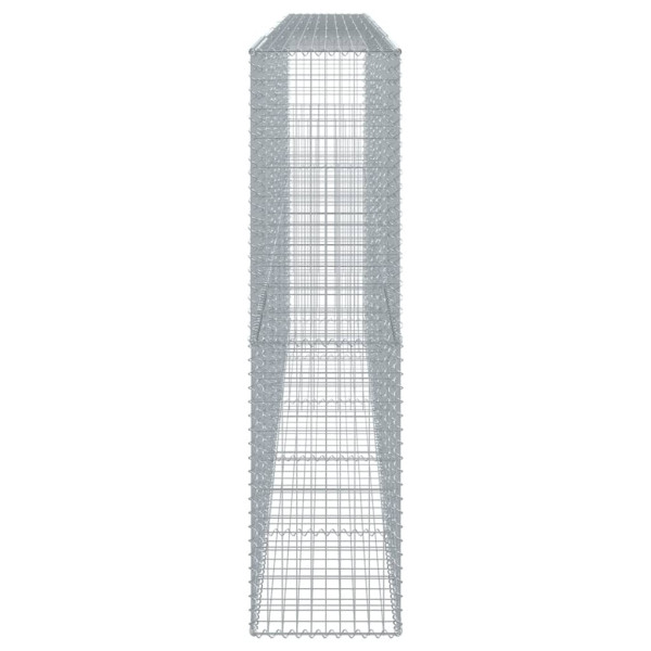 Cesto gabião com cobertura 500x50x200 cm ferro galvanizado M 4