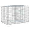 Cesta de gaviones con cubierta hierro galvanizado 150x100x100cm 2