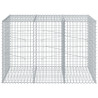 Cesta de gaviones con cubierta hierro galvanizado 150x100x100cm 3