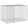 Cesta de gaviones con cubierta hierro galvanizado 150x100x100cm 5